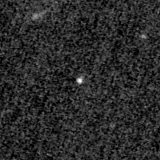 F150W image, 3.2 arcsec across, north up