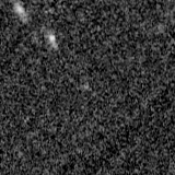 F200W image, 3.2 arcsec across, north up
