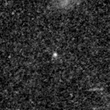 F090W image, 3.2 arcsec across, north up