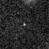 F115W image, 3.2 arcsec across, north up