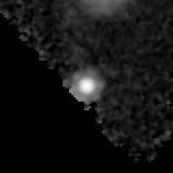 F444W image, 3.2 arcsec across, north up