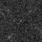 F150W image, 3.2 arcsec across, north up