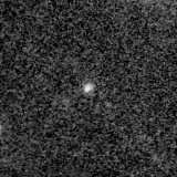 F200W image, 3.2 arcsec across, north up