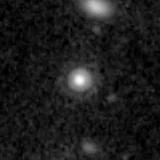 F277W image, 3.2 arcsec across, north up