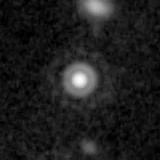 F444W image, 3.2 arcsec across, north up