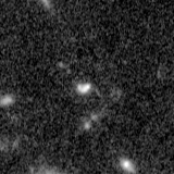 F090W image, 3.2 arcsec across, north up