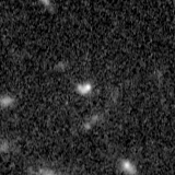 F150W image, 3.2 arcsec across, north up