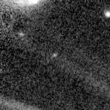 F090W image, 3.2 arcsec across, north up