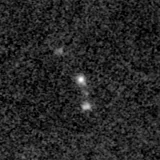 F150W image, 3.2 arcsec across, north up
