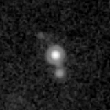 F356W image, 3.2 arcsec across, north up