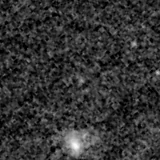 F115W image, 3.2 arcsec across, north up