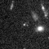 F115W image, 3.2 arcsec across, north up