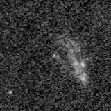 F115W image, 3.2 arcsec across, north up