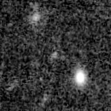 F200W image, 3.2 arcsec across, north up