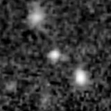 F444W image, 3.2 arcsec across, north up