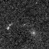 F115W image, 3.2 arcsec across, north up
