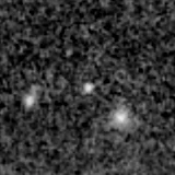F277W image, 3.2 arcsec across, north up