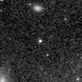 F200W image, 3.2 arcsec across, north up