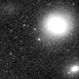 F115W image, 3.2 arcsec across, north up