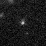F150W image, 3.2 arcsec across, north up