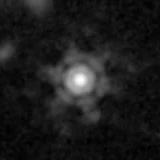 F356W image, 3.2 arcsec across, north up