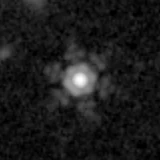 F410M image, 3.2 arcsec across, north up