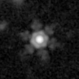 F444W image, 3.2 arcsec across, north up