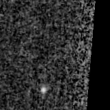 F090W image, 3.2 arcsec across, north up