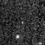 F150W image, 3.2 arcsec across, north up