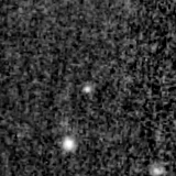 F200W image, 3.2 arcsec across, north up