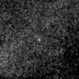 F150W image, 3.2 arcsec across, north up