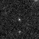 F090W image, 3.2 arcsec across, north up