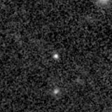 F115W image, 3.2 arcsec across, north up