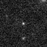 F150W image, 3.2 arcsec across, north up