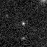 F200W image, 3.2 arcsec across, north up