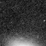 F090W image, 3.2 arcsec across, north up