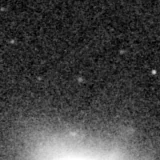 F150W image, 3.2 arcsec across, north up