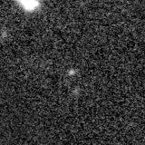 F200W image, 3.2 arcsec across, north up