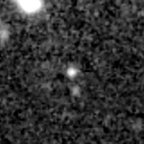 F277W image, 3.2 arcsec across, north up