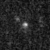 F150W image, 3.2 arcsec across, north up