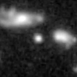 F277W image, 3.2 arcsec across, north up