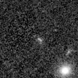 F090W image, 3.2 arcsec across, north up