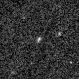 F150W image, 3.2 arcsec across, north up