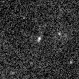 F200W image, 3.2 arcsec across, north up