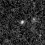 F277W image, 3.2 arcsec across, north up