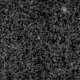 F090W image, 3.2 arcsec across, north up