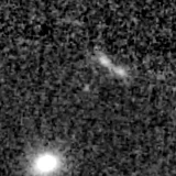 F115W image, 3.2 arcsec across, north up