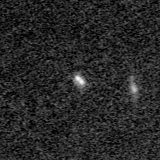 F150W image, 3.2 arcsec across, north up