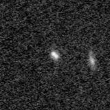F200W image, 3.2 arcsec across, north up