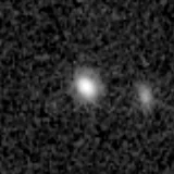 F444W image, 3.2 arcsec across, north up